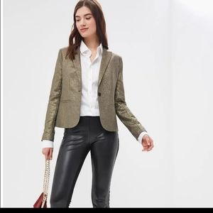 NWT Banana Republic Gold Metallic Shimmer Blazer